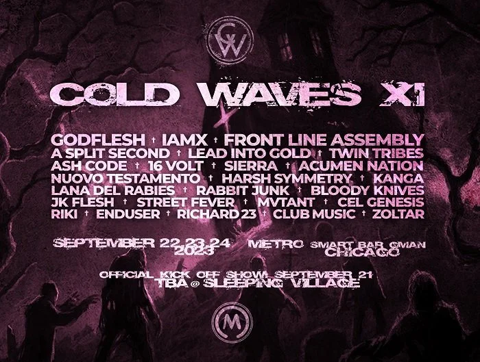 Daily lineup for Cold Waves XI announced