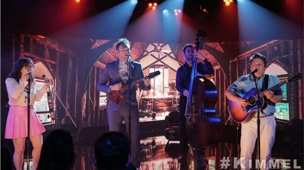 Nickel Creek played Jimmy Kimmel Live last night (video), announce additional tour dates