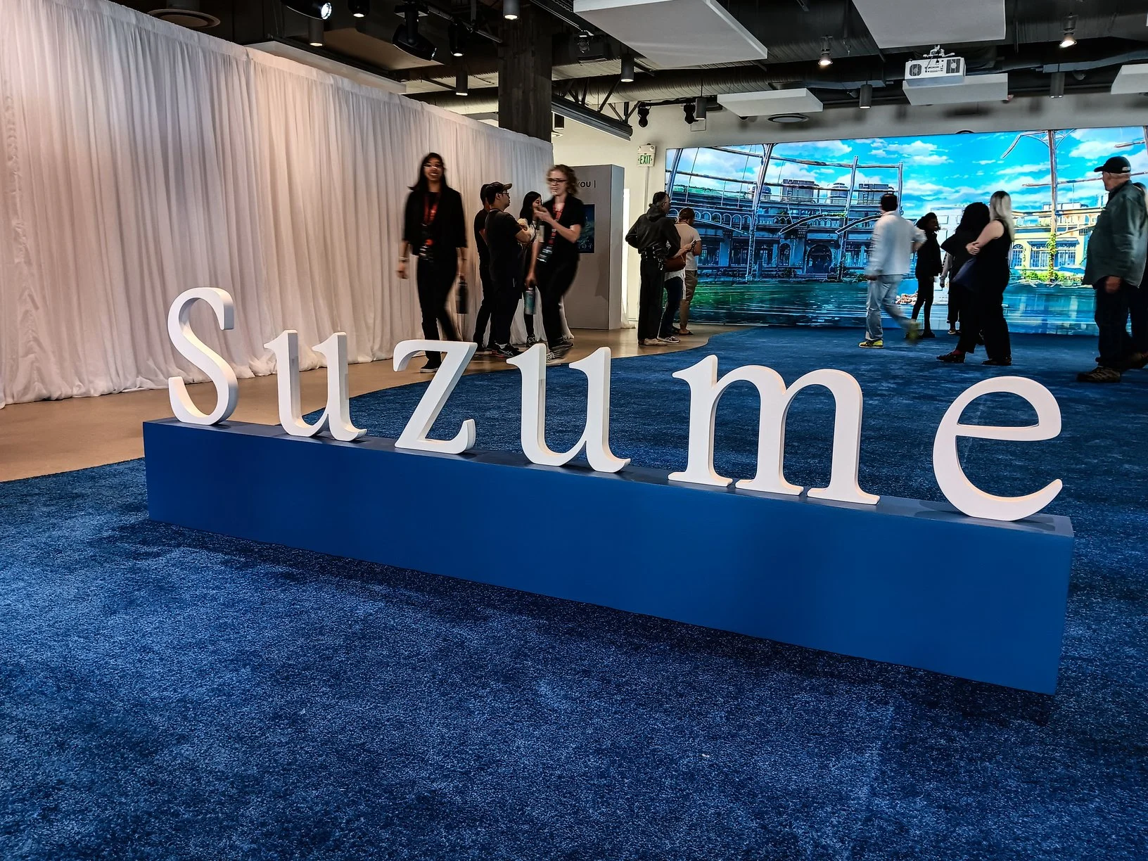 Photos: Makoto Shinkai's pop-up installation event at Los Angeles' Academy Museum of Motion Pictures