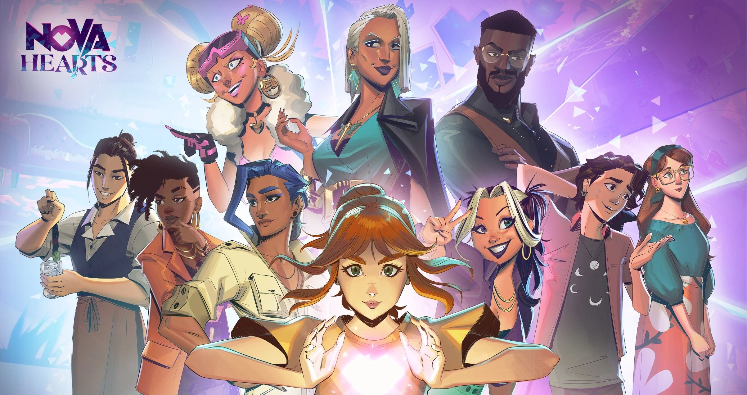 Turn-based combat dating game Nova Hearts hits Steam in January 2024