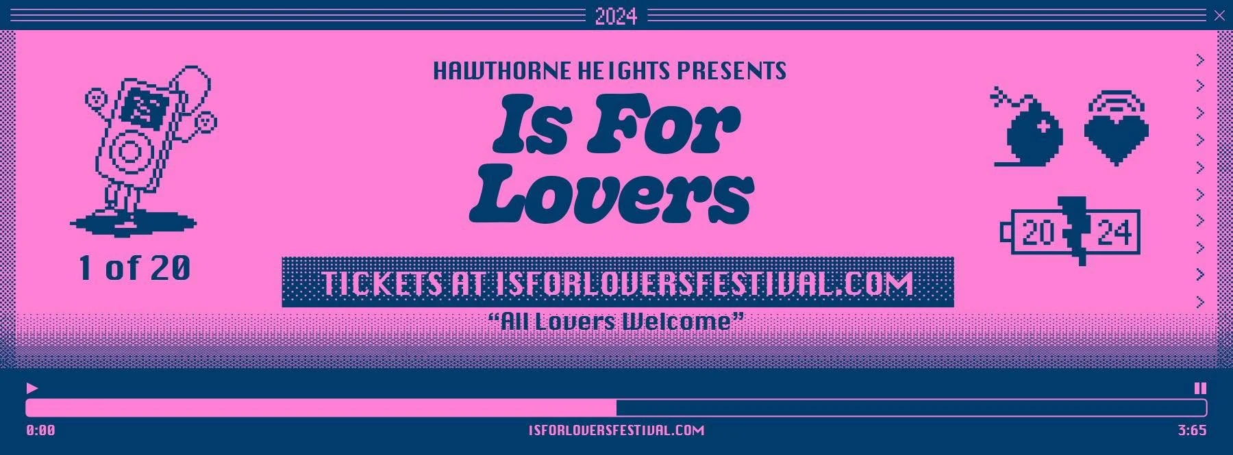 Hawthorne Heights reveal 2024 dates for Is For Lovers Festival