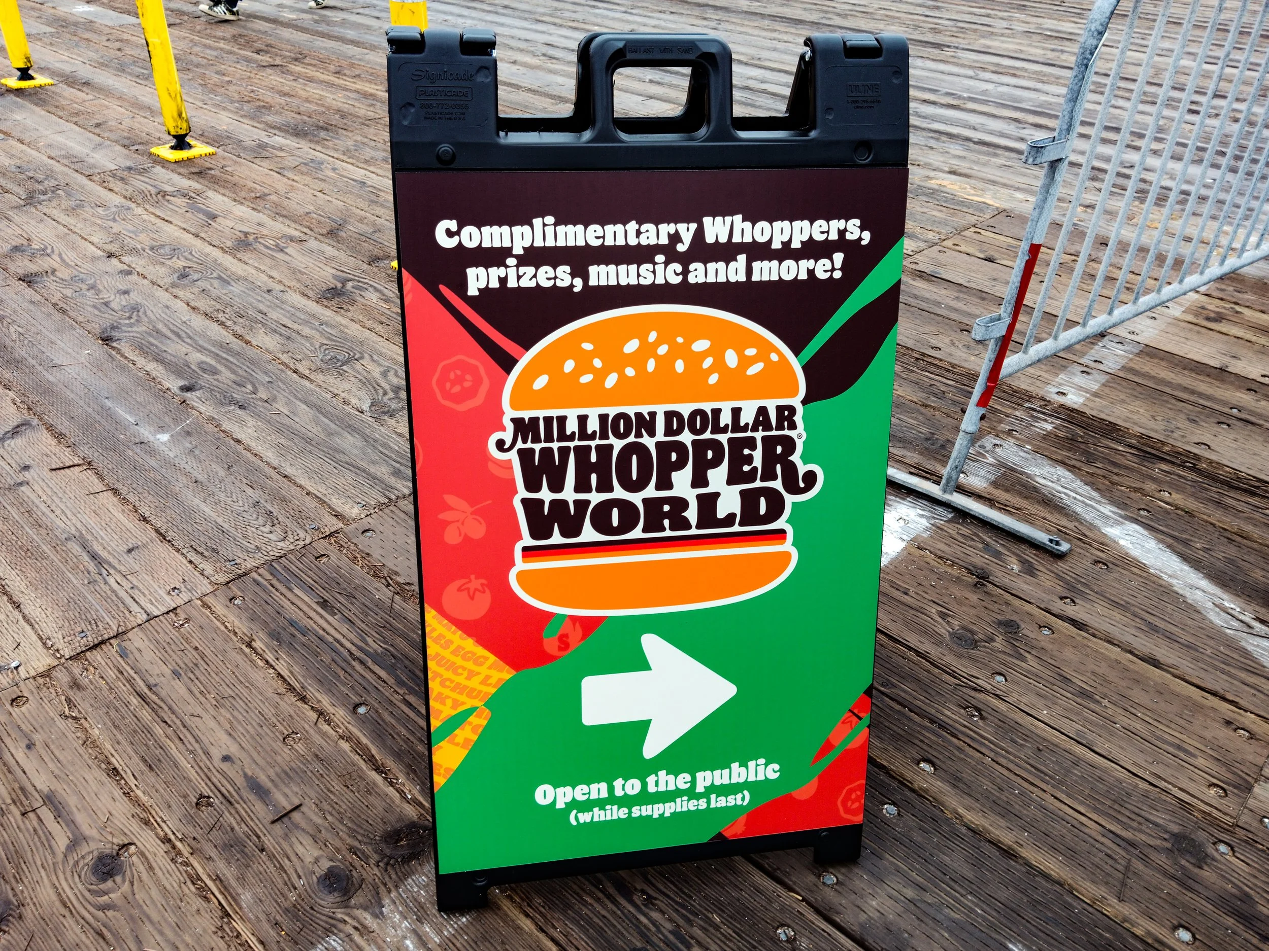 Photos: Burger King's Million Dollar Whopper World pop-up event in Santa Monica