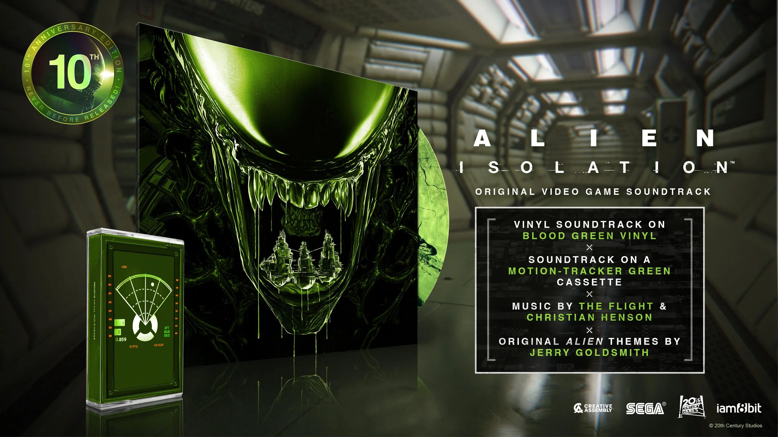 Alien: Isolation soundtrack hits digital platforms, physical release coming from iam8bit