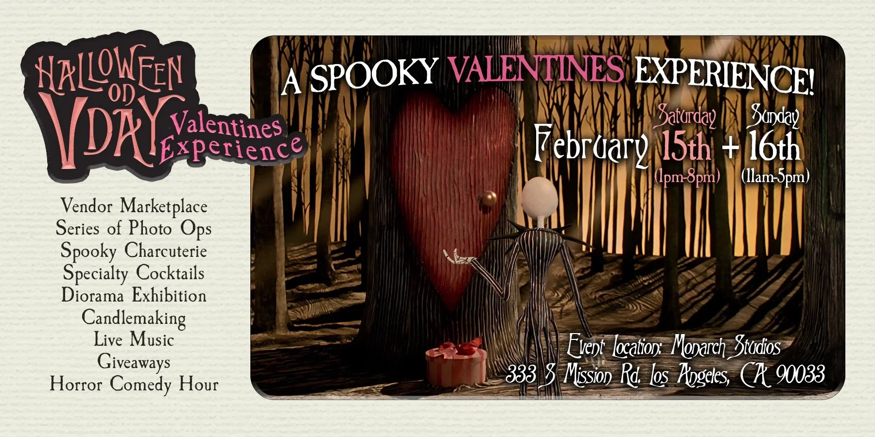 Halloween on VDay Valentine's Experience hits Los Angeles this weekend