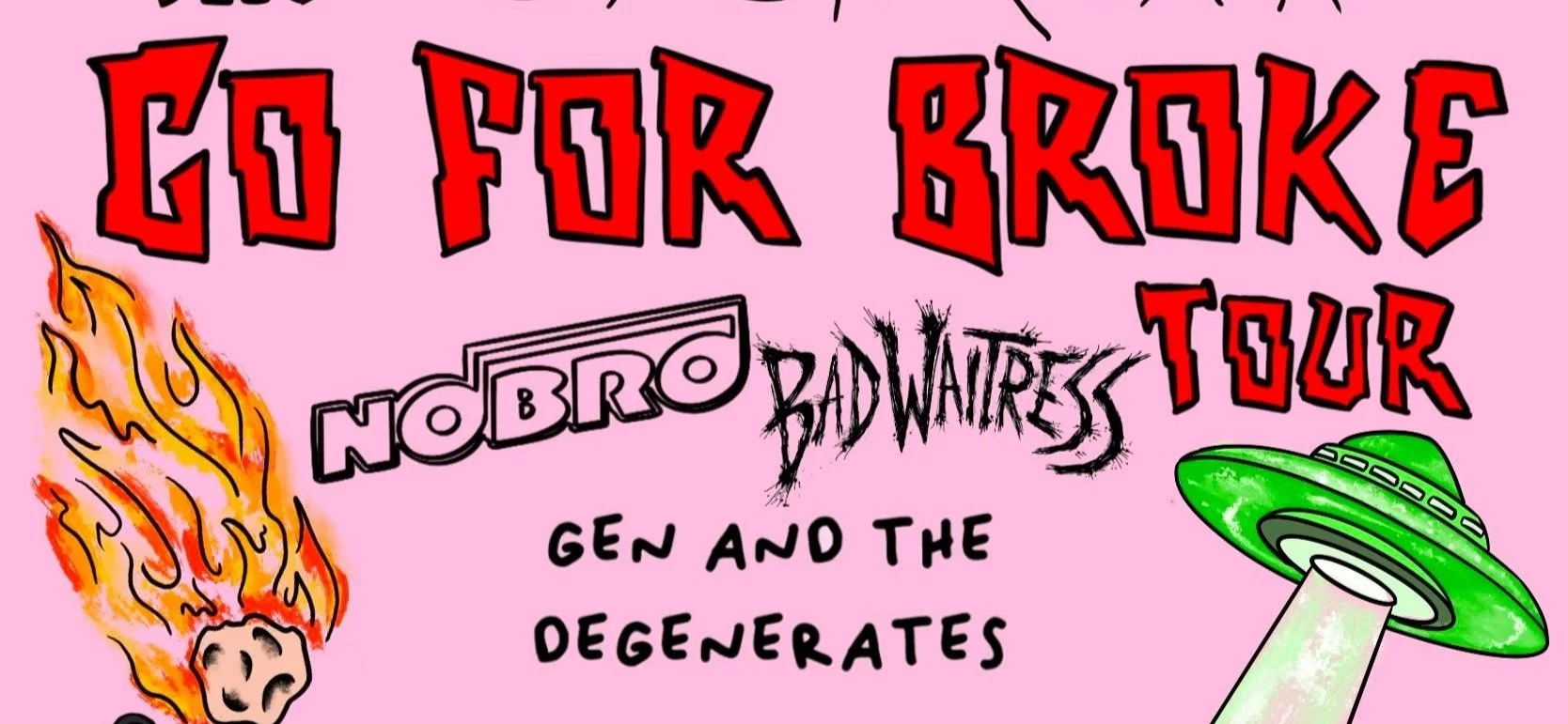 NOBRO, Bad Waitress, and Gen and the Degenerates announce U.S. tour