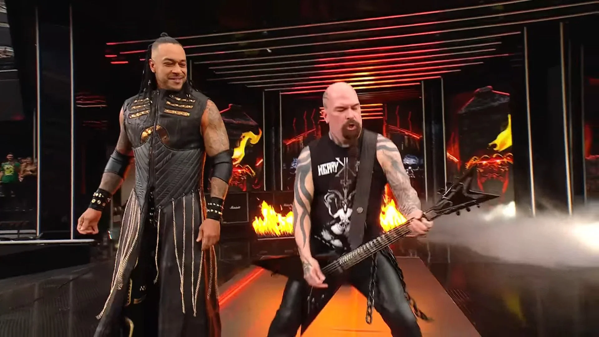 Slayer's Kerry King joined forces with Damien Priest at WrestleMania 41