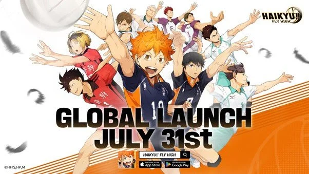 HAIKYU!! FLY HIGH hits mobile phones on July 31