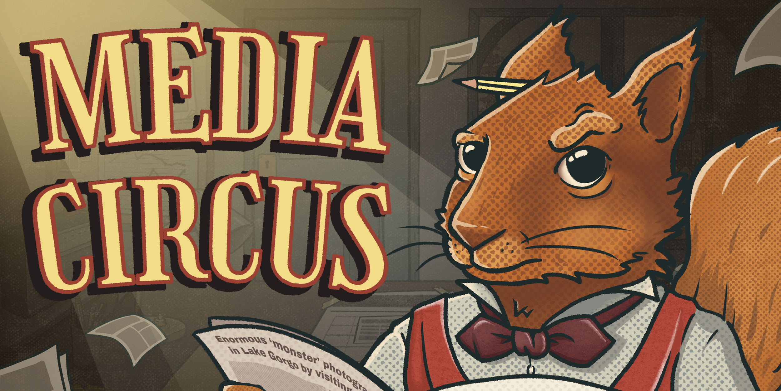 Play as a squirrel in newspaper narrative game Media Circus