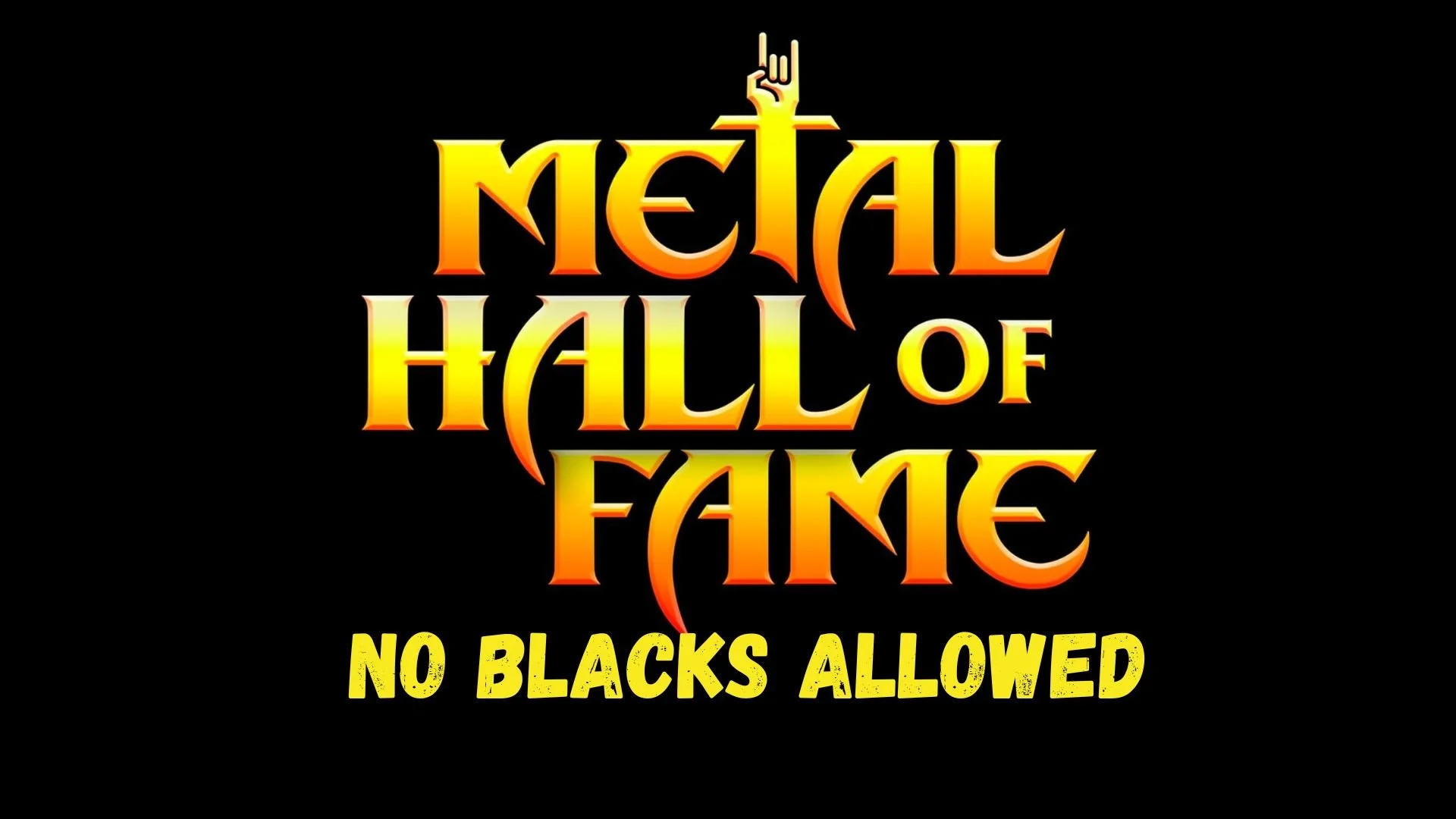 The Metal Hall of Fame refuses to induct black musicians