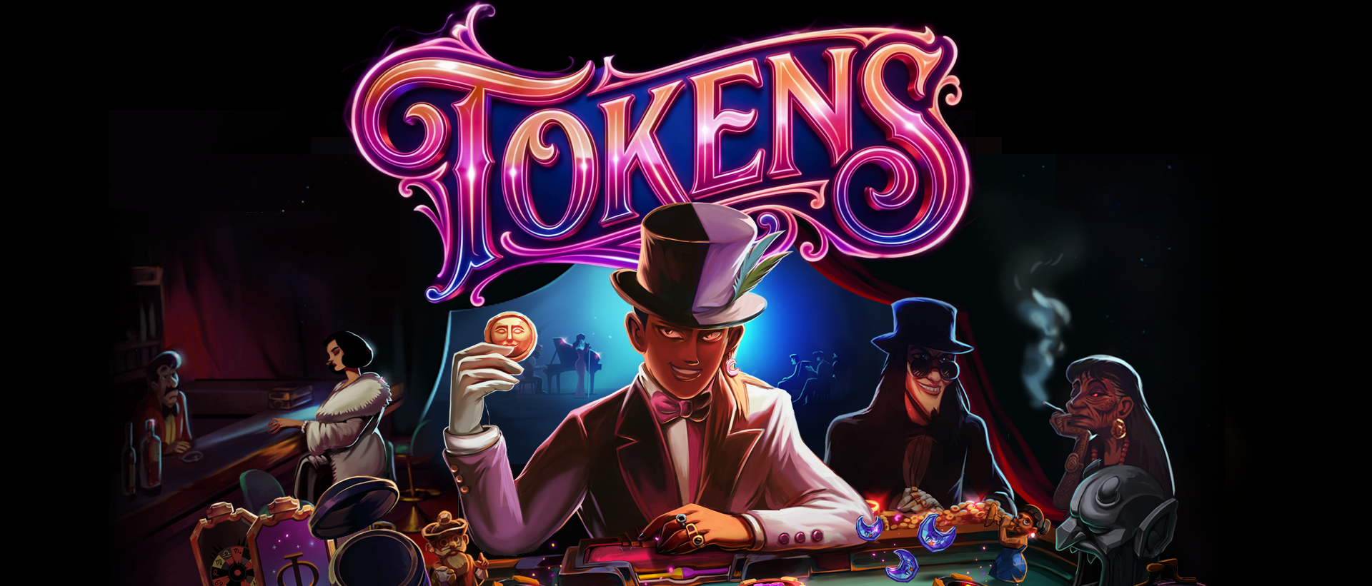 Roguelike deckbuilder TOKENS announced at the 2026 Pégases ceremony