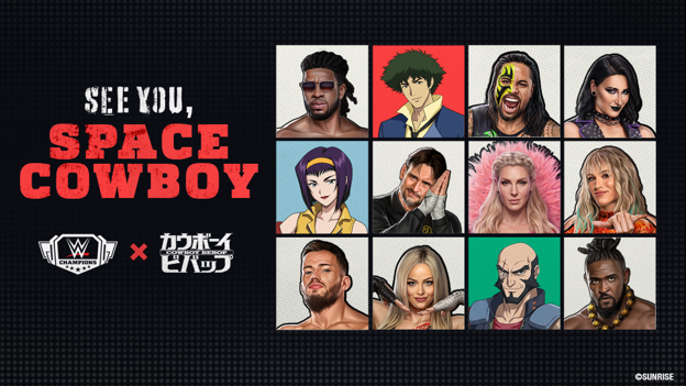 WWE Champions announces collaboration with Cowboy Bebop