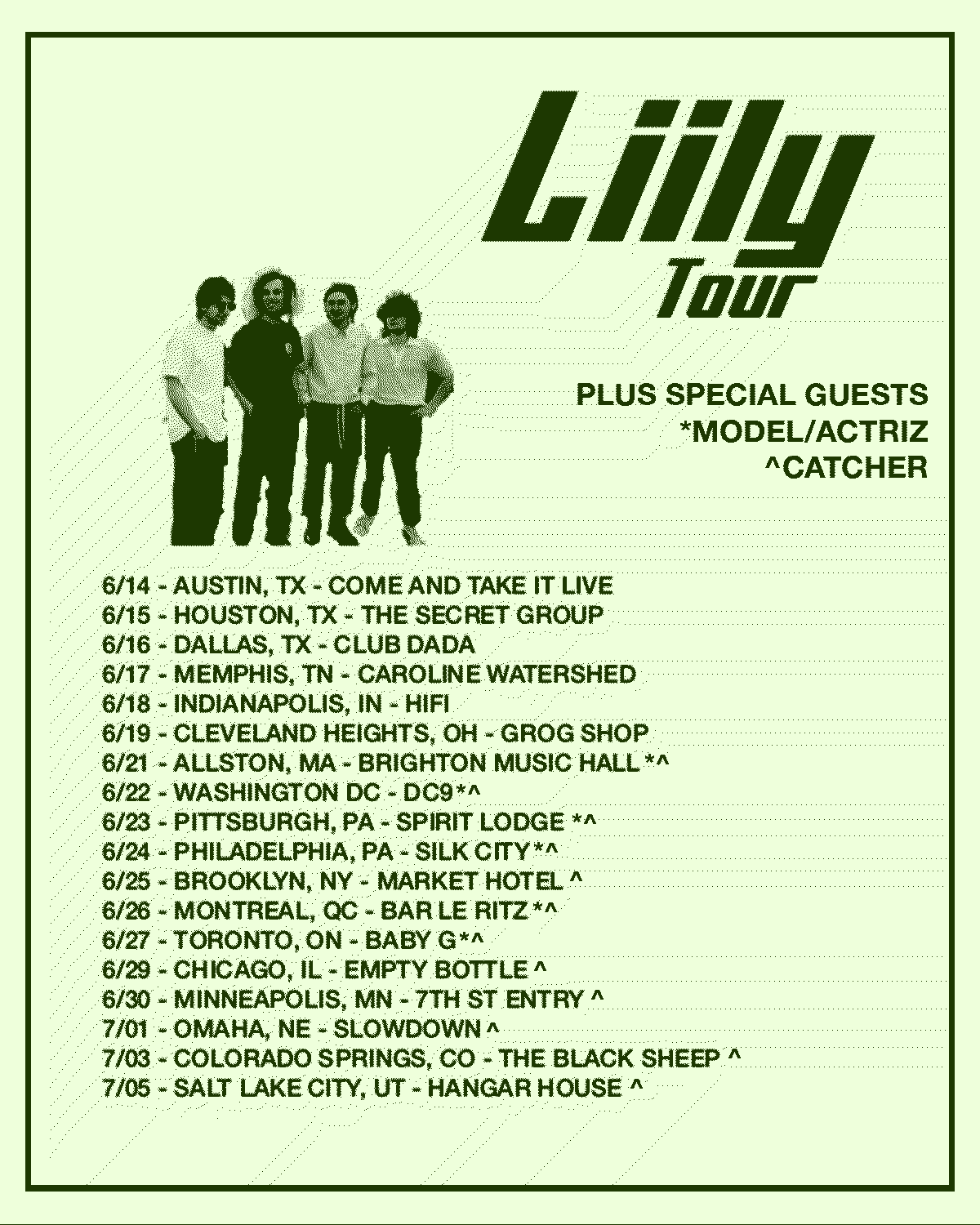 Liily announce 2022 tour dates with Model/Actriz and Catcher — MP3s & NPCs