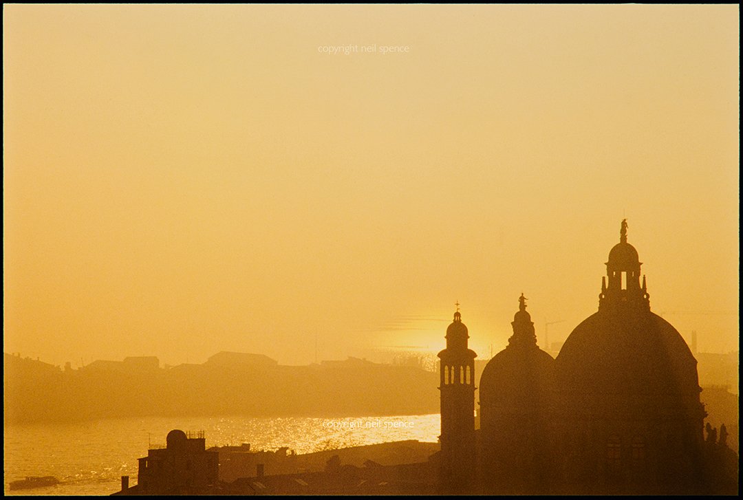 The Basilica Santa Maria della Salute, Venice, Italy.