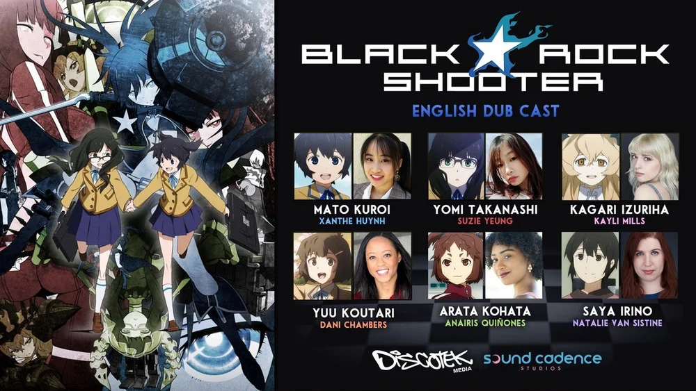 English Dub Cast For Black Rock Shooter Tv Anime Announced Xanthe Huynh