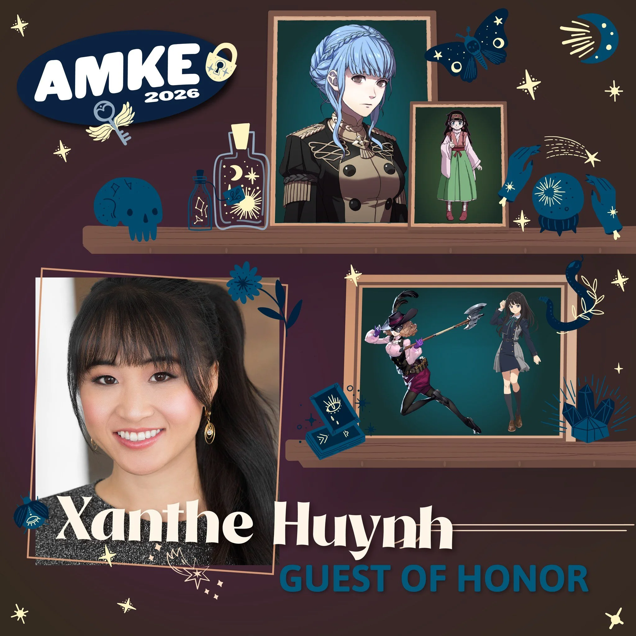 xanthe huynh voice actor going to anime milwaukee march 6-8, 2026