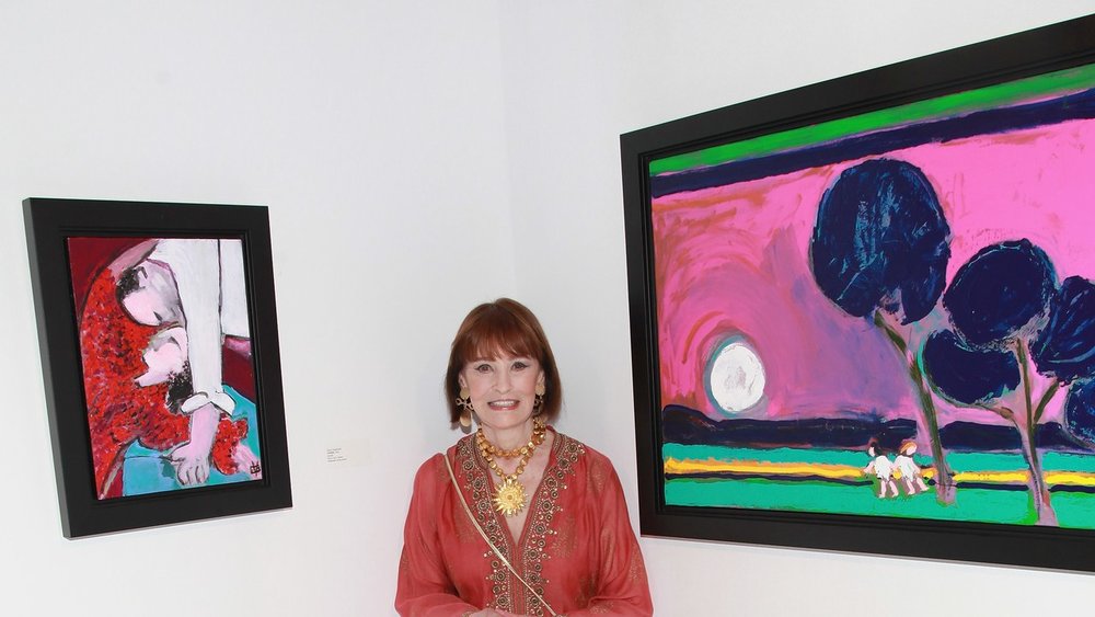 Gloria Vanderbilt and Her Art CollectionPhoto: Taylor Hill/Film Magic