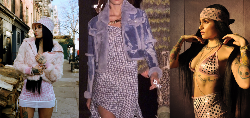 Photos: Amber Asaly/Galore (left, right) ; Dior fall/winter 2000 (middle).