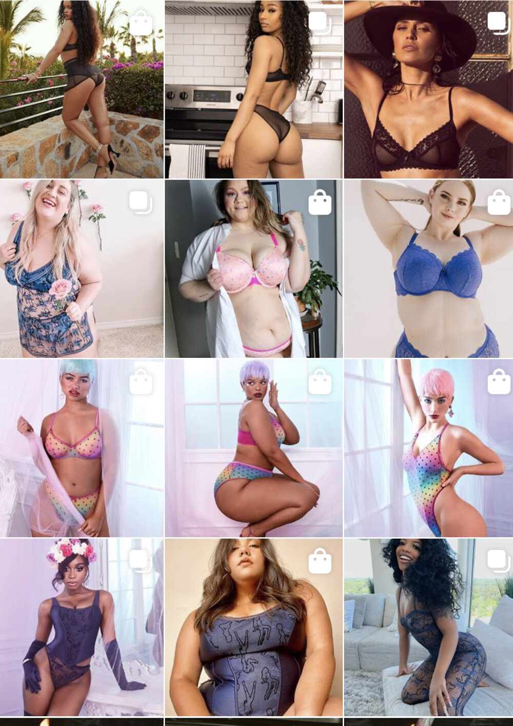 On Instagram, Savage x Fenty features women of all shapes and sizes rocking lingerie. Photo: @savagexfenty