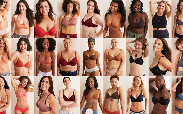 Aerie’s “Aerie Real” campaign features a diverse group of women. Photo: Aeerie