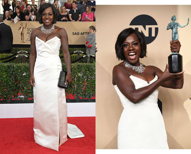 Manicure by JK, Viola Davis 2017 SAG Awards