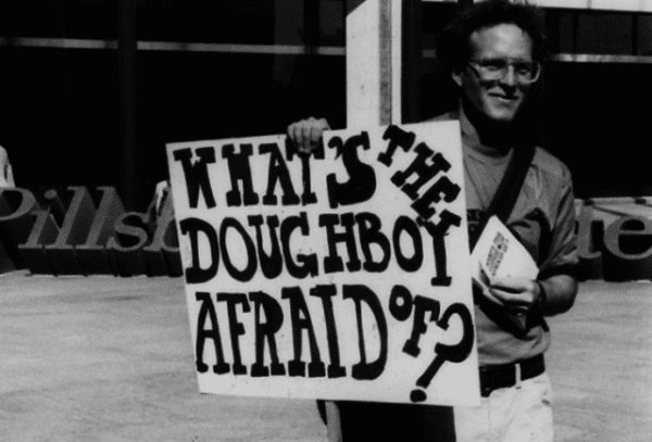 Ben & Jerry’s ran a ‘David vs. Goliath’ campaign in the mid-1980s against Pillsbury with the slogan “What’s the Doughboy Afraid Of?” Photo: Ben & Jerry’s