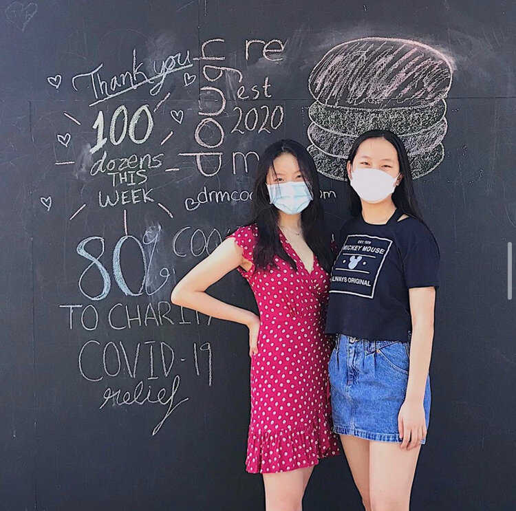 Sarah Zeng and Alice Huang of Dough Re Mi Cookie Co. Photo: @drm.cookies