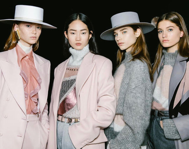 Backstage at Alberta Ferretti Fall 2019, Photo by Corey Tenold