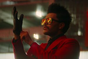 (Image: The Weeknd - ‘Blinding Lights’ music video - YouTube) 
