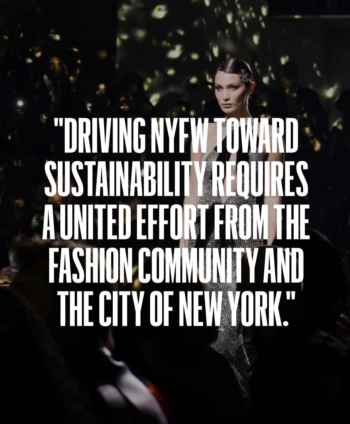 Photo: Sustainability by Design: Rethinking New York Fashion Week Report
