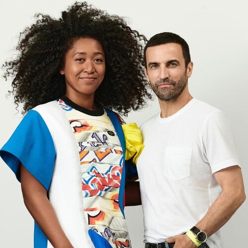 Naomi Osaka and Nicolas Ghesquière