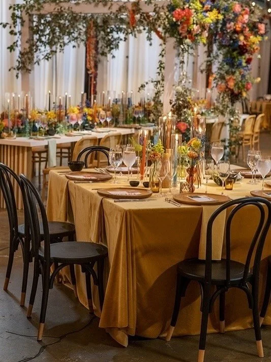 Pretty is safe. Unforgettable takes a little risk.

J &amp; P wanted a wedding that felt like a 70&rsquo;s Palm Springs cocktail lounge meets sultry speakeasy&hellip; velvet sofas, disco light bouncing across the dance floor, and just enough edge to 