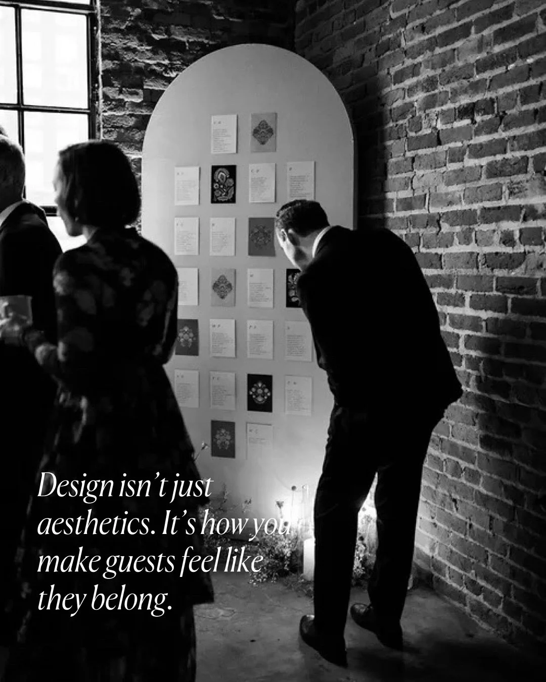 Design isn&rsquo;t just aesthetics. It&rsquo;s how you make guests feel like they belong.

For Ellie and Devin, belonging meant weaving heritage, personality, and modern elegance into every touchpoint of their winter wedding.

Food told part of the s