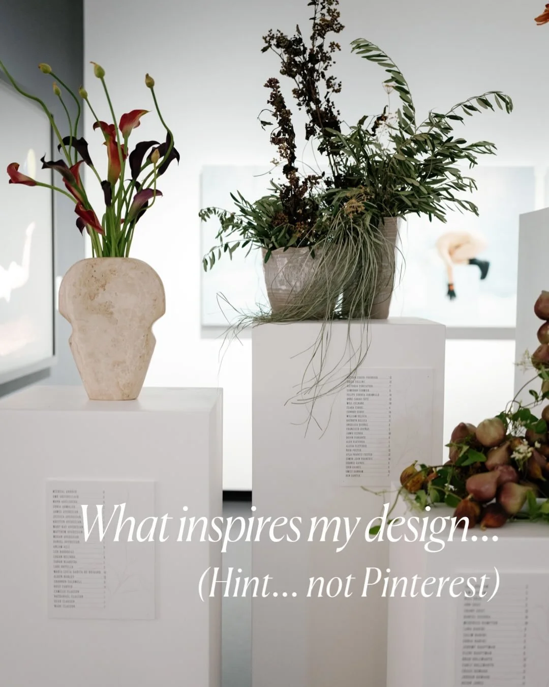 What Inspires My Design (Hint: Not Pinterest)

Sure​, Pinterest is ​a great tool for organizing inspiration for mood boards. But the real inspiration? It comes from everywhere life actually happens.

From the kitchen.
From art galleries.
From gardens