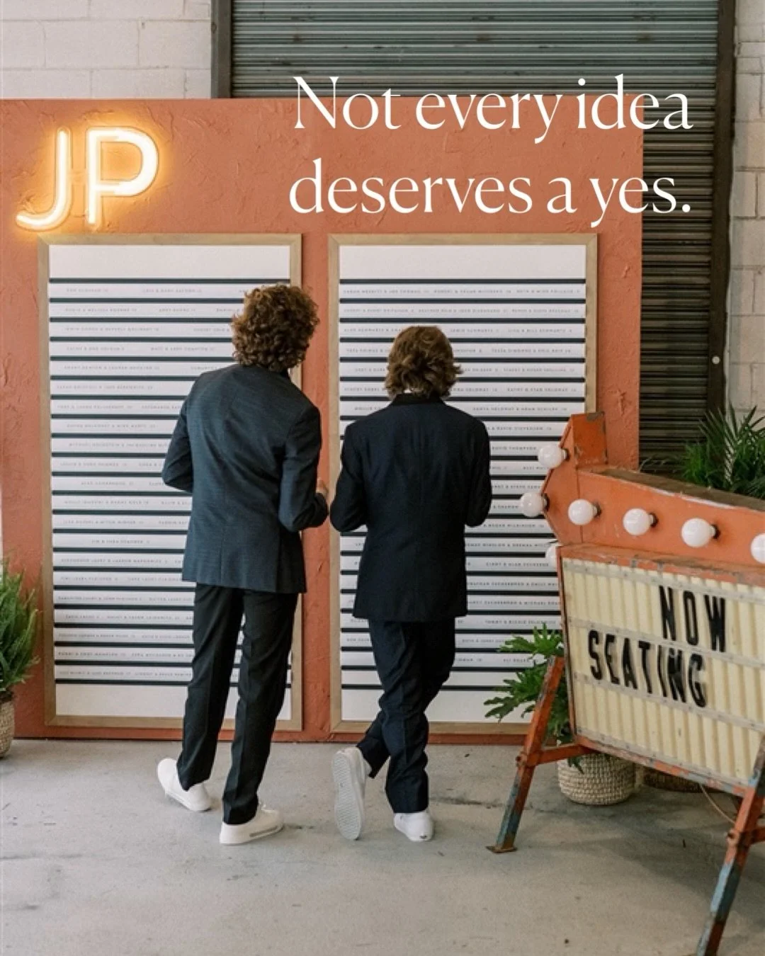There&rsquo;s a difference between adding more and creating something meaningful.

Part of our role is knowing when to say yes and knowing when something may not serve the overall experience, story, or feeling you want your wedding to have.

Not beca