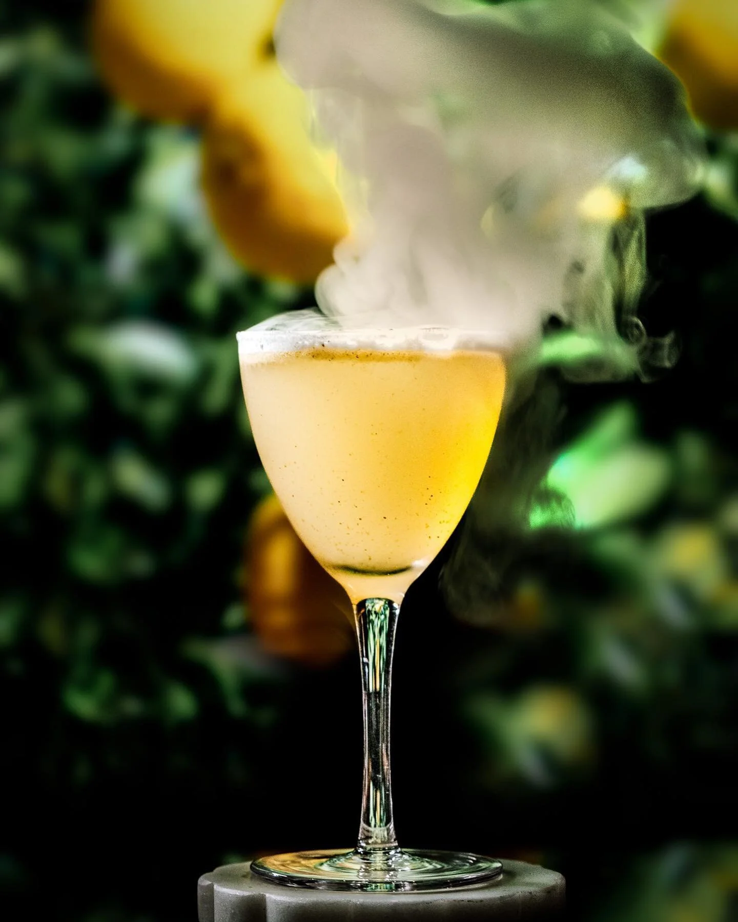 &ldquo;YUZU&rdquo;

City: Go Heung
Yuzu Marmalade-infused Sotol and Abasolo Corn Whiskey, Yuzu Kosho, Lemon, Saline. 
&mdash;&mdash;
Inspiration:
Go Heung has been known for Yuzu as early as 1200s; the region&rsquo;s perfect altitude, soil, and wind 
