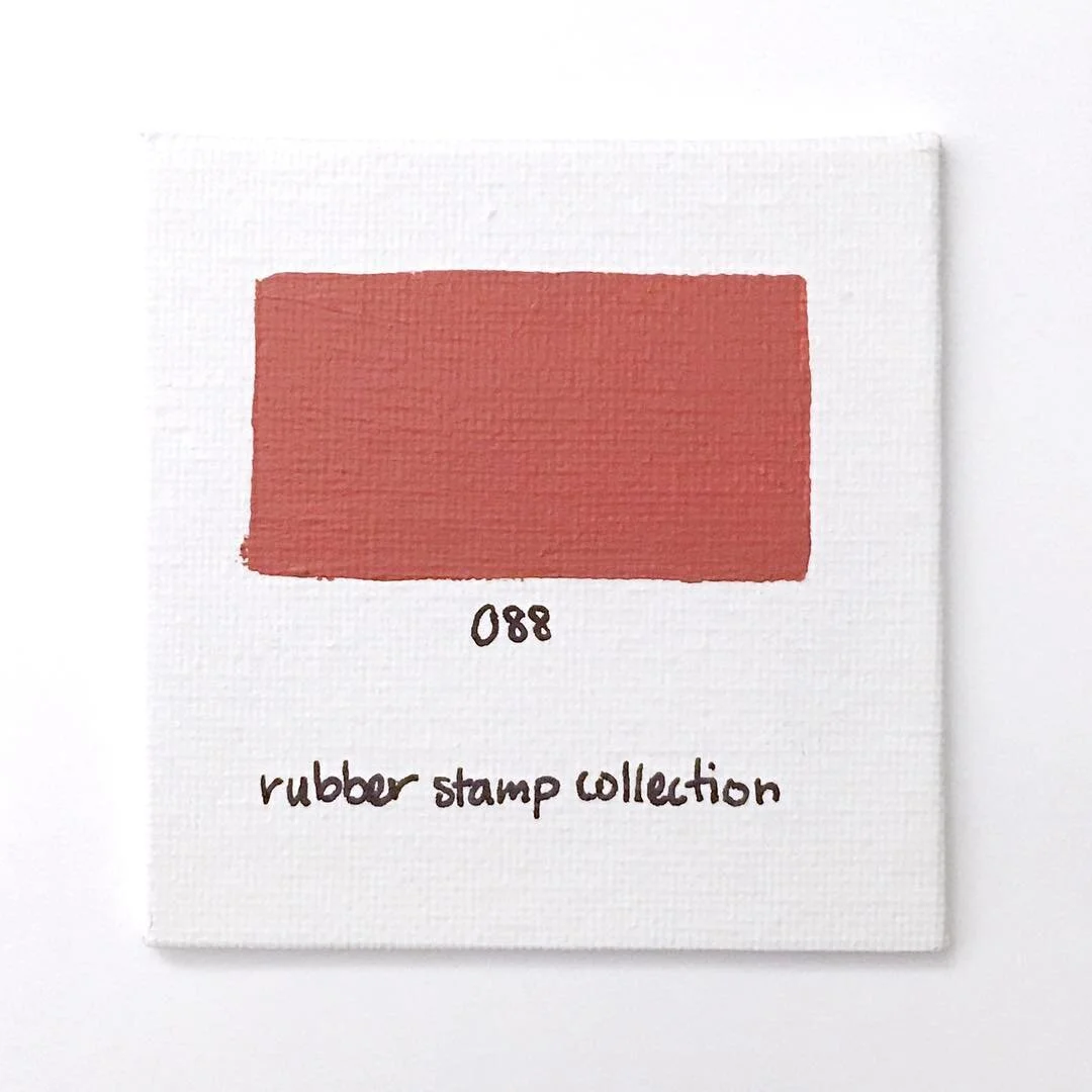 088 - I was fascinated with rubber stamping after going to Stampin’ Up parties/demos thrown by my mom’s friend Janet. She became my encouraging & generous stamping, card-making, and scrapbooking mentor, always opening her well-stocked