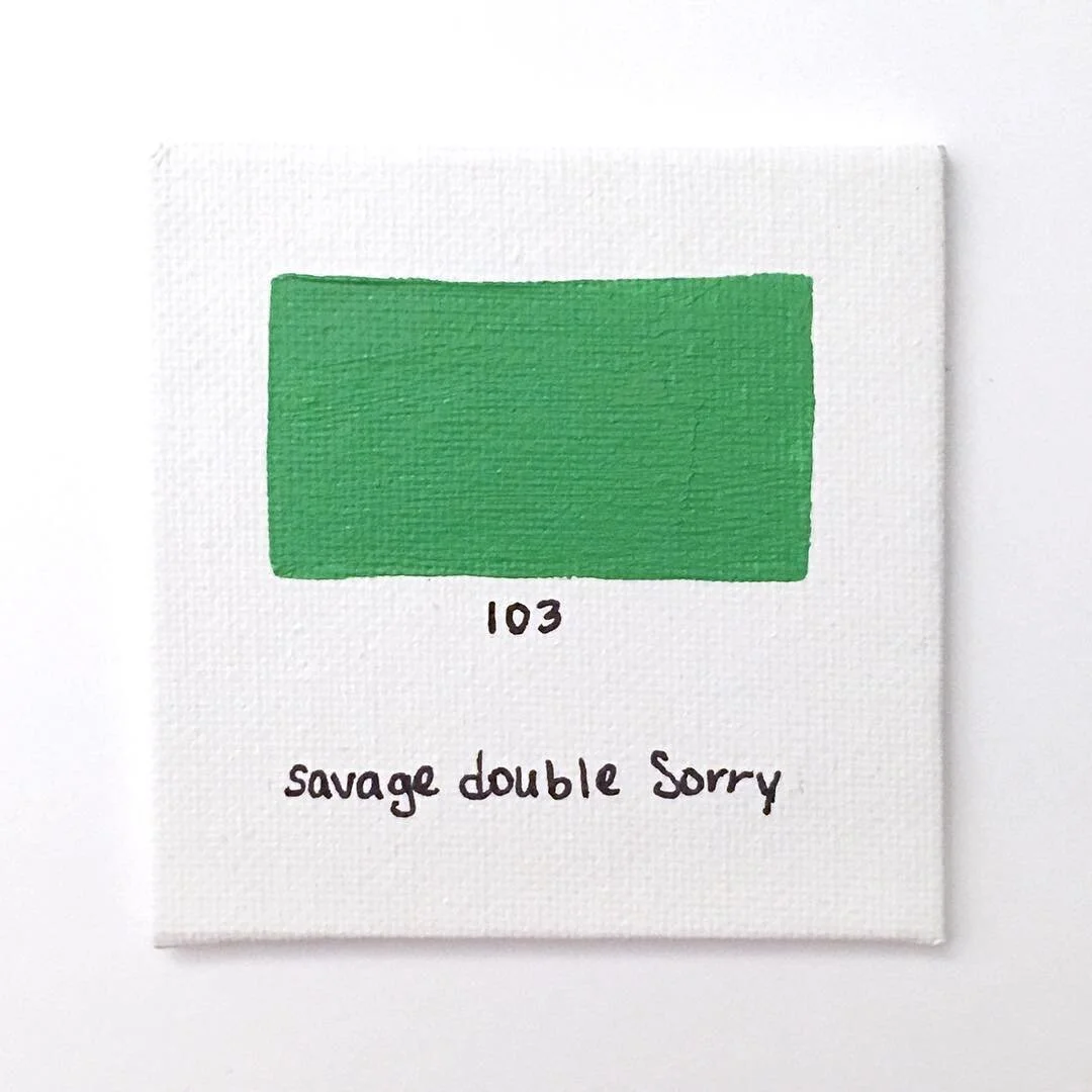 103 - When I was a teenager, my mom and I would often play “double“ Sorry together late at night. The game works the same but with two sets of pieces each, so you can move any of your pieces, either color, on your turn. This makes for eve