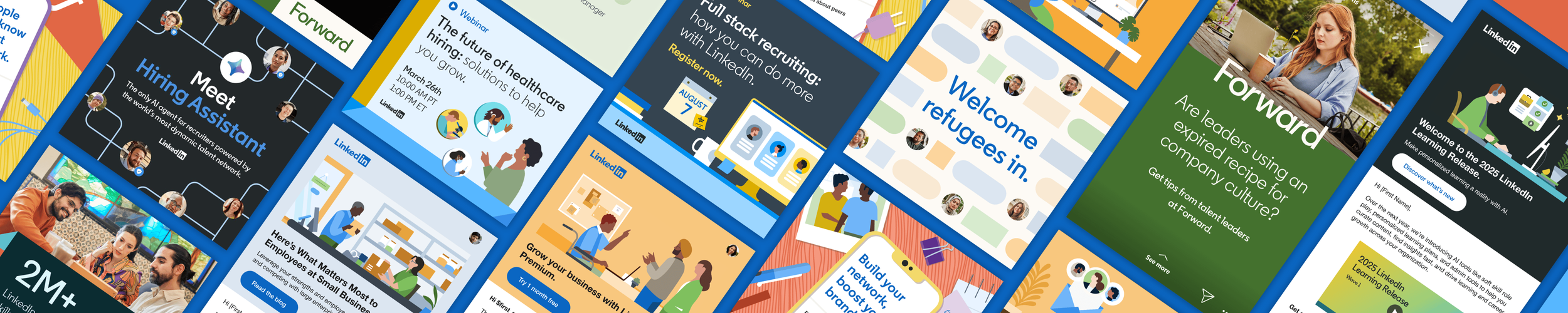 Grow your network social ads