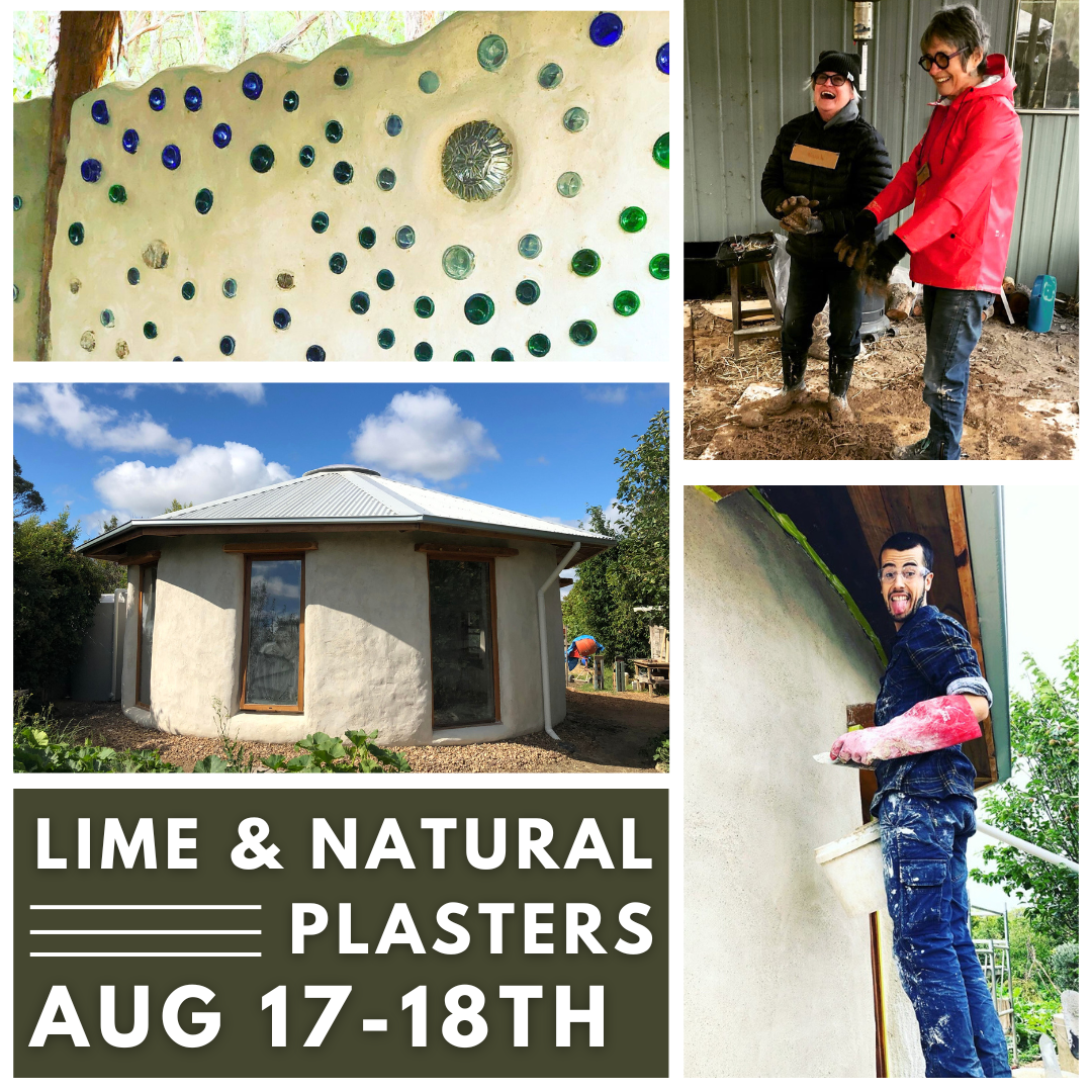 Natural Building Weekend Workshop - Lime &amp; Natural Renders