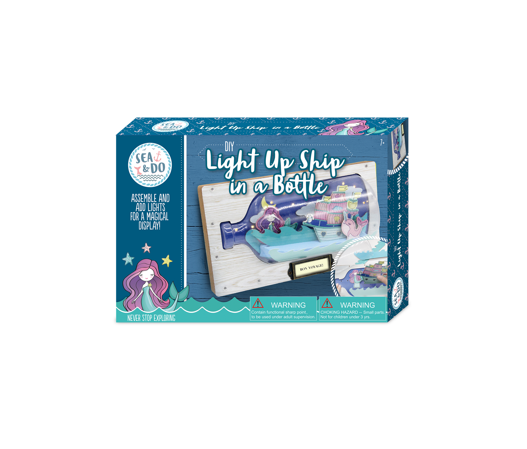 Diy Light Up Ship In A Bottle Bright Stripes Diy Light Up Ship In A Bottle Bright Stripes