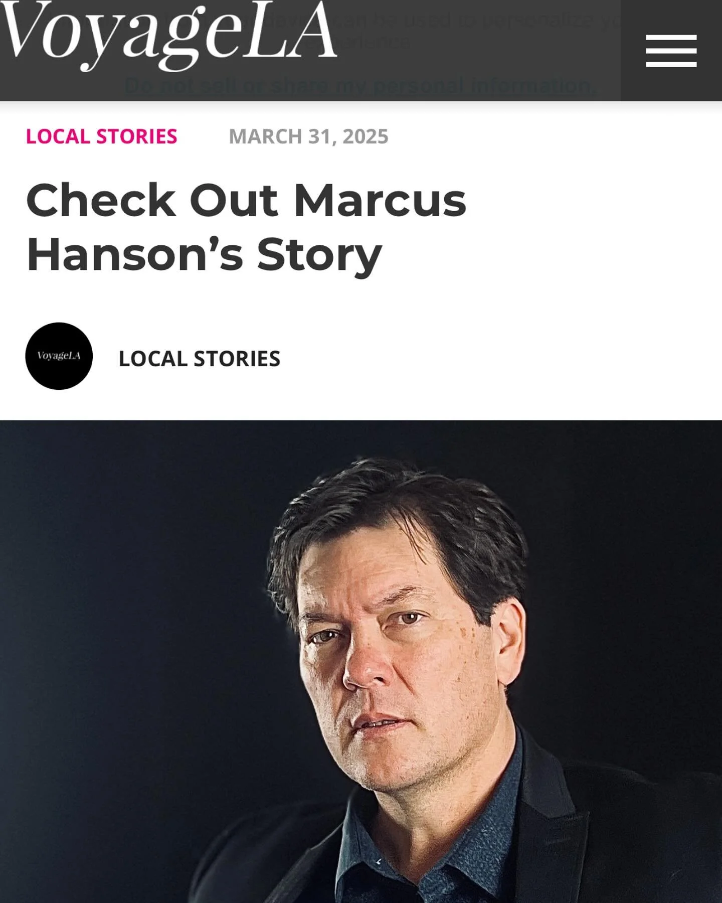 Thx @voyagelamag for the article. 
.
https://voyagela.com/interview/check-out-marcus-hansons-story