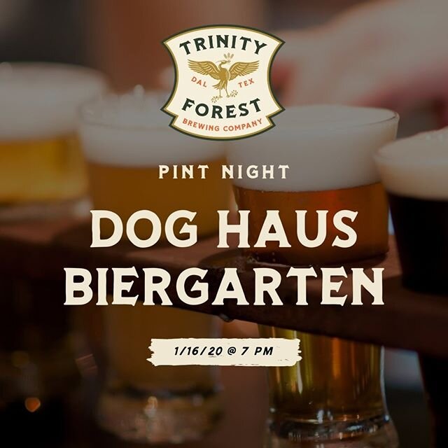 Join us at Dog Haus Biergarten this Thursday! We'll have the SMASH IPA and our brand new coffee blonde on tap 🤤PLUS: we'll have our dog treats for your pups (so bring them, too!!) 🐶
.
.
.
#trinityforestbrewco #beercommunity #brewery #craftbeer #cra