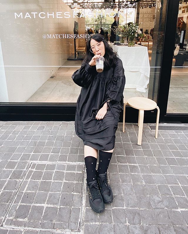 Missing Tokyo and my full @ceciliebahnsen look 🖤