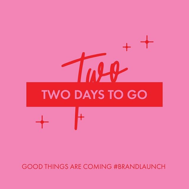 Two days to go! Can&rsquo;t wait for you all to see our fresh look! 😎
Don&rsquo;t forget to purchase your tickets to The Grounds wedding showcase for this Monday night, we would love to see you there! 💕❤️ See link below for tickets:
https://thegrou