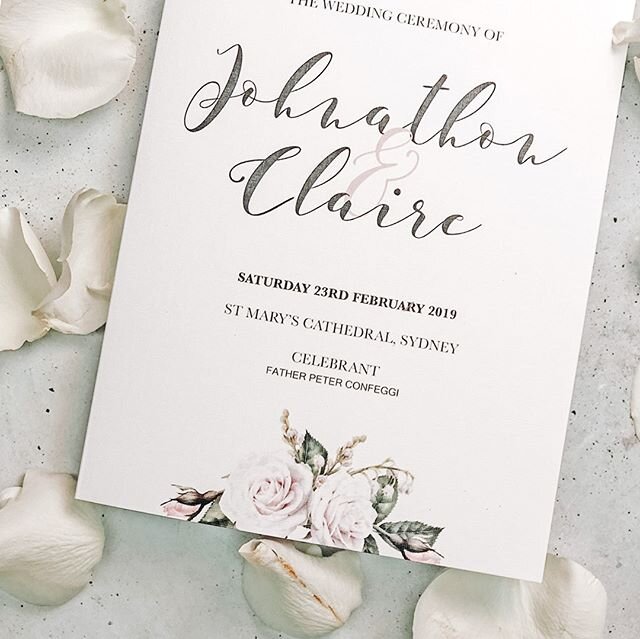 Time fly's when you are having fun! Can't believe it has been a year @cmcghee93 ! Congratulations! 💕📚
Personalised Order of Service
Bride | @cmcghee93
.
.
.
.
.
.
#lovepaper #orderofservice #ontheday #weddingitems #weddingprinting #print #design #g