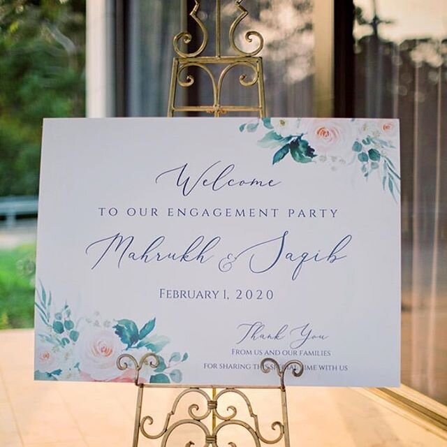 Gorgeous welcome sign for Mahrukh and Saqib. 💖🌸
Venue | @holidayinnwarwickfarm 
Florals | @floralassembly 
Props | @elegant_tea_time and @romantikafloralandeventstyling 
Printing | @love_paper_print .
.
.
.
.
.
.
.
.
.
. .#lovepaper #eventprinting 