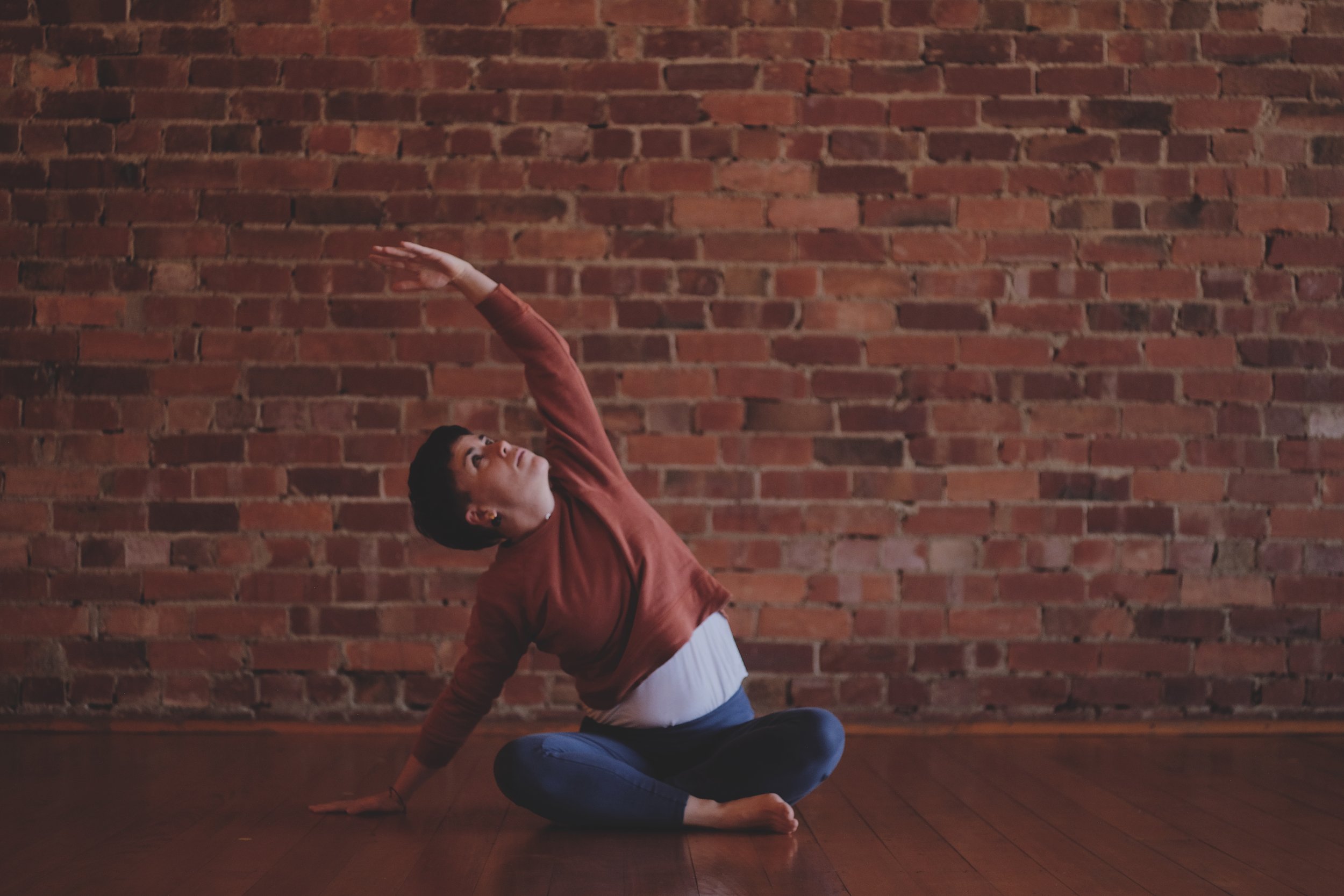 Nurturing ground: Harry practicing Yoga