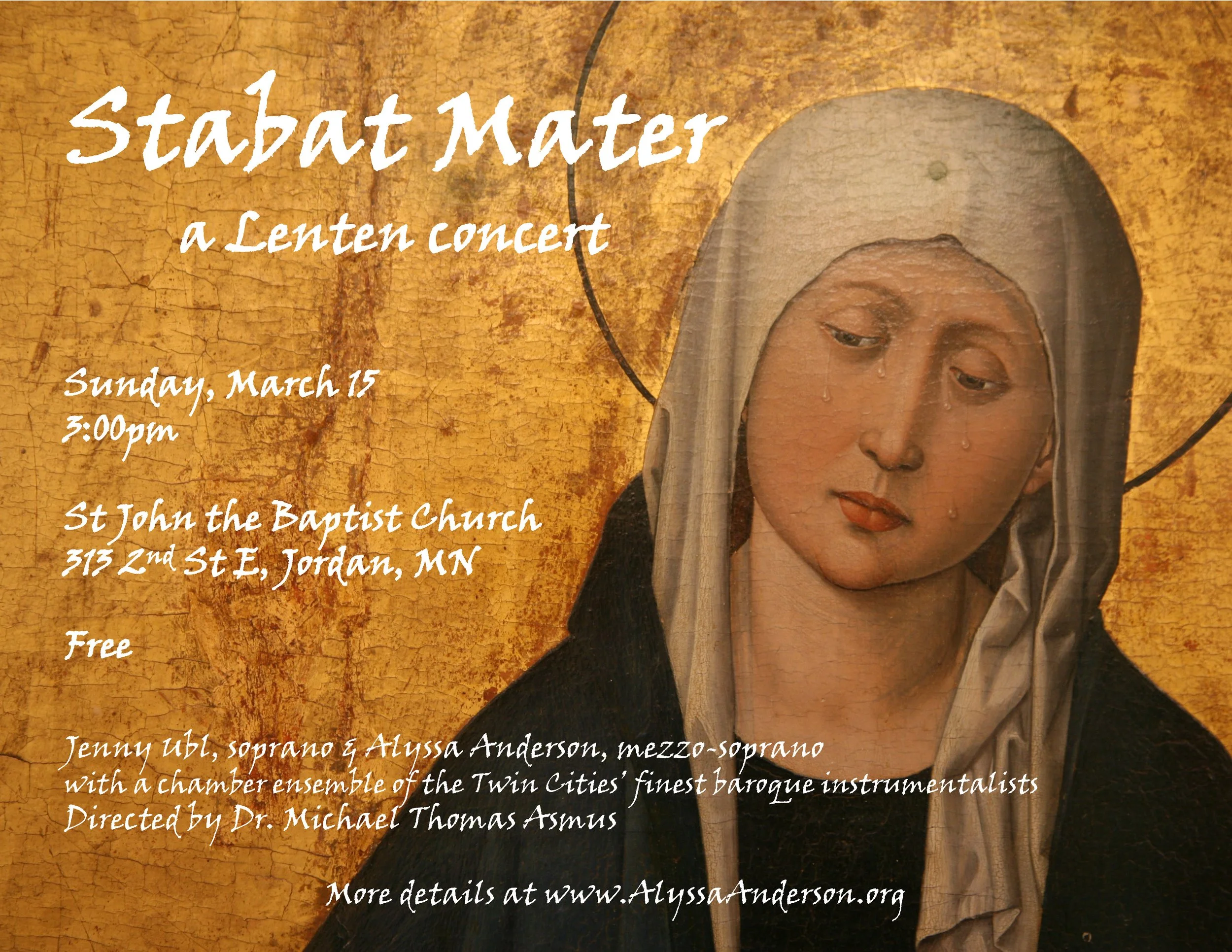 Sacred Music Concert in Lent - Stabat Mater