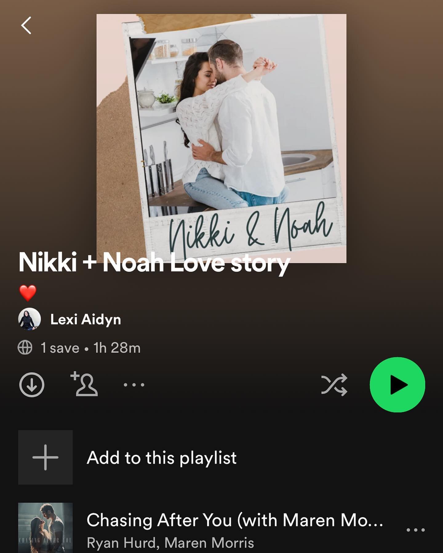 Do you listen to music &amp; playlist that is shared in books?
.
I have found great music that way. 
.
Swipe and scan to hear Nikki &amp; Noah&rsquo;s love songs - on @spotify 
.
#amreadingromance #lovesongs #playlistspotify #mine2love