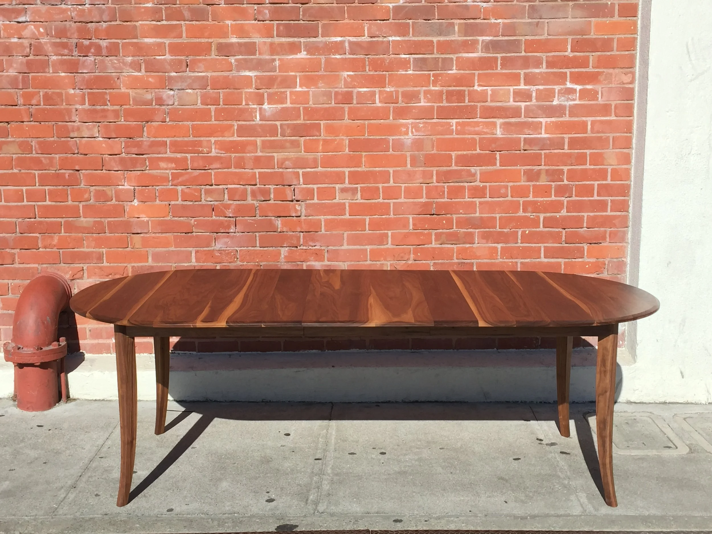 Walnut extension table